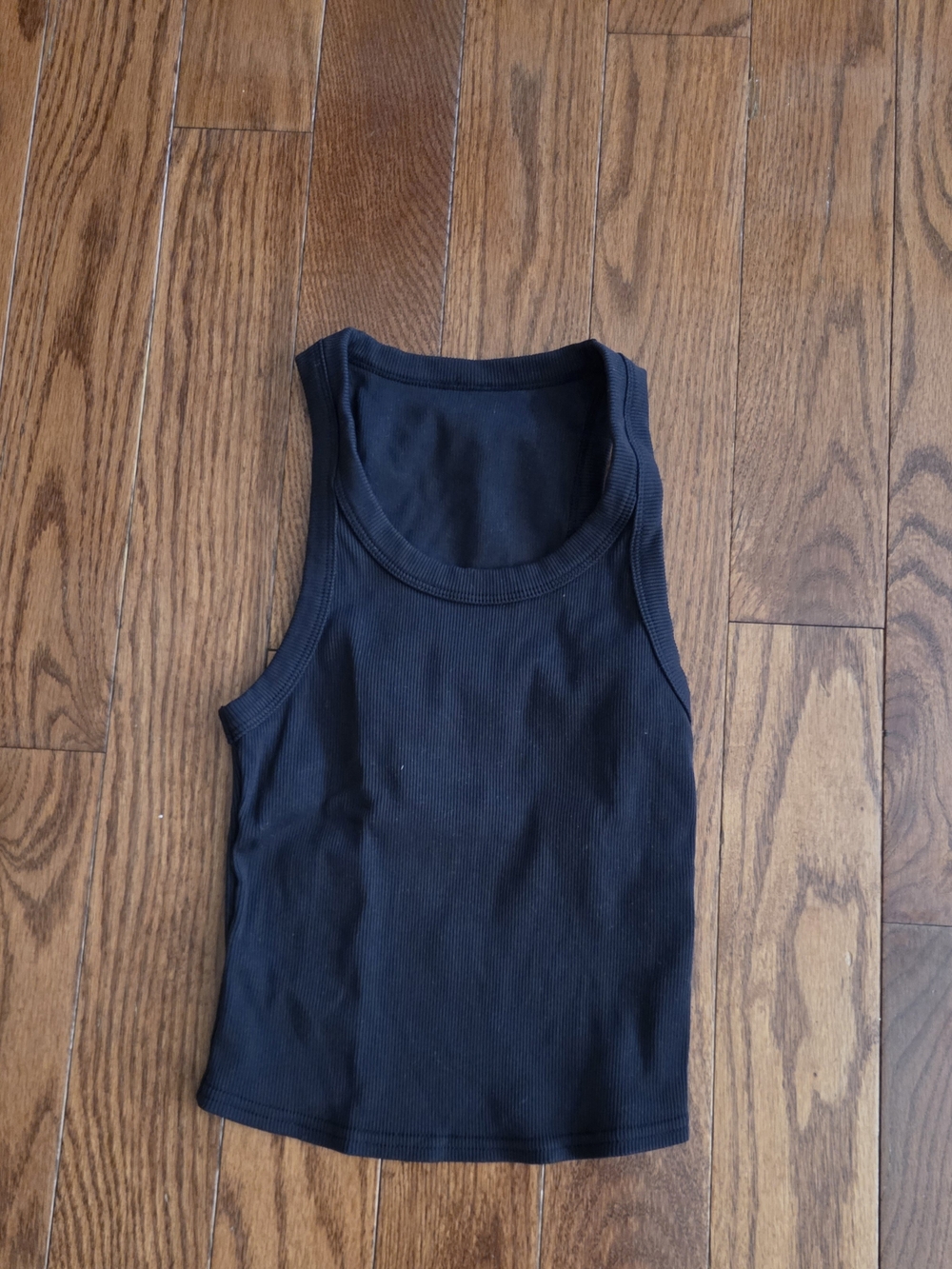 Alo YogaBlack Ribbed Tank Top - Women